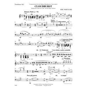 Cloudburst - Trombone 1 & 2