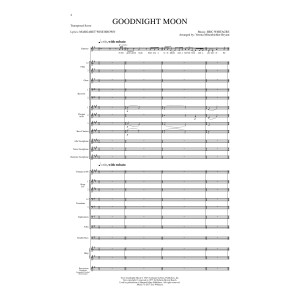 Goodnight Moon (for Wind Ensemble and Soloist) (arr. Verena Mösenbich - Conductor Score (Full Score)