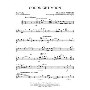 Goodnight Moon (for Wind Ensemble and Soloist) (arr. Verena Mösenbich - Solo Cello