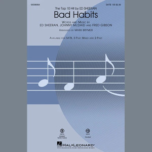 Bad Habits (arr. Mark Brymer) - Guitar