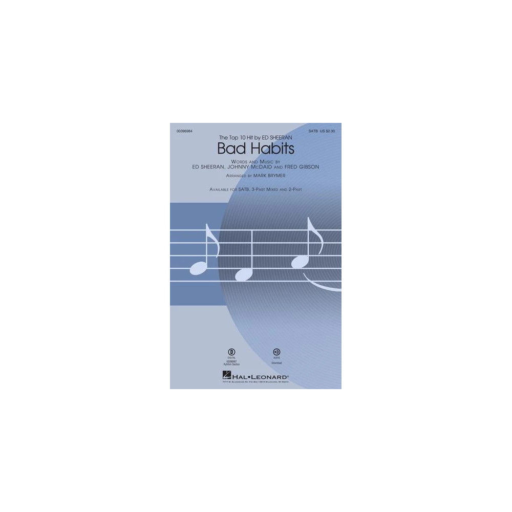Bad Habits (arr. Mark Brymer) - Drums