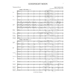 Goodnight Moon (arr. Michael Markowski) - Conductor Score (Full Score)