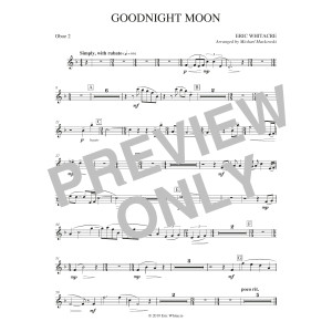 Goodnight Moon (arr. Michael Markowski) - Oboe 2