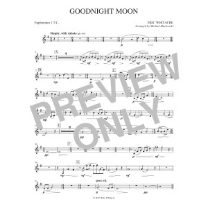 Goodnight Moon (arr. Michael Markowski) - Euphonium 1 in Bb