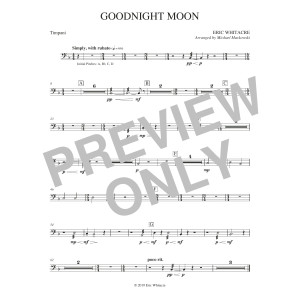 Goodnight Moon (arr. Michael Markowski) - Timpani