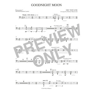 Goodnight Moon (arr. Michael Markowski) - Percussion 3