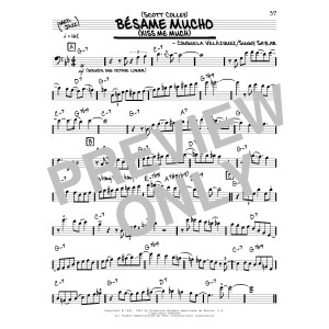 Bésame Mucho (Kiss Me Much) (solo only)