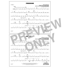 Freedom (arr. Paul Murtha) - Cymbals
