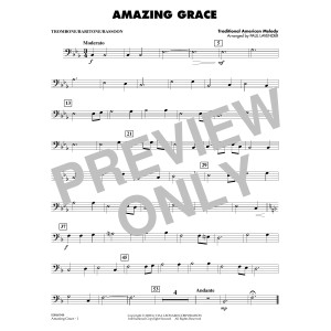 Amazing Grace (arr. Paul Lavender) - Trombone/Baritone B.C./Bassoon