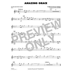 Amazing Grace (arr. Paul Lavender) - Keyboard Percussion