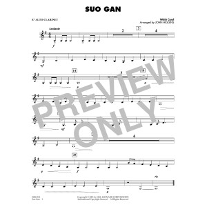Suo Gân (arr. John Higgins) - Eb Alto Clarinet