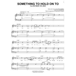 Something To Hold On To (from Between The Lines)