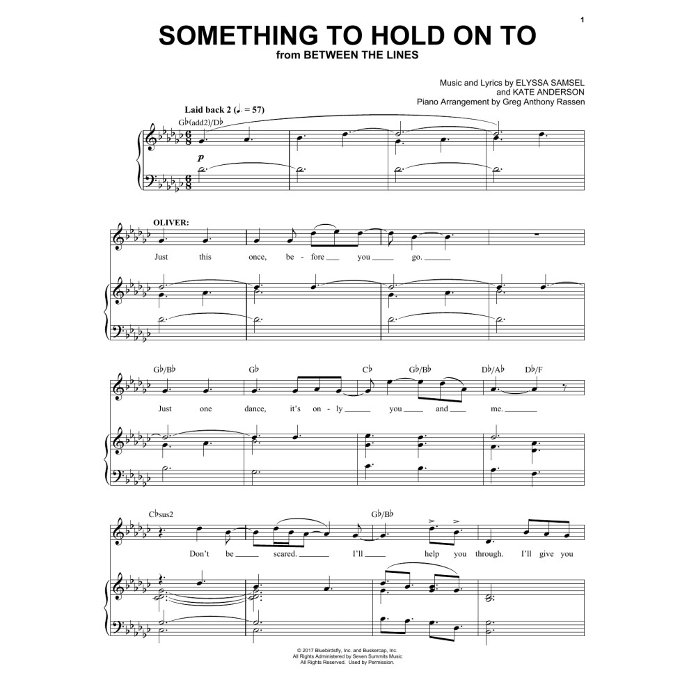 Something To Hold On To (from Between The Lines)