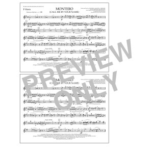 Montero (Call Me By Your Name) (arr. Tom Wallace) - F Horn