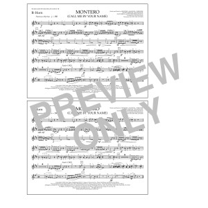 Montero (Call Me By Your Name) (arr. Tom Wallace) - Bb Horn