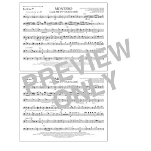 Montero (Call Me By Your Name) (arr. Tom Wallace) - Baritone B.C.