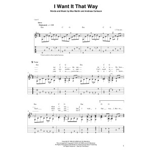 I Want It That Way (arr. Ben Pila)