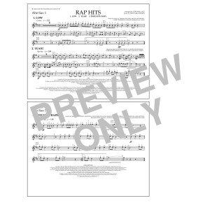 Rap Hits (Low, Yeah!, Industry Baby) - Alto Sax 1
