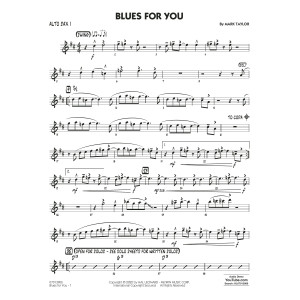 Blues for You - Alto Sax 1