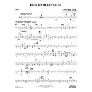 How My Heart Sings (arr. Mike Tomaro) - Drums