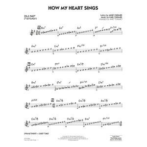 How My Heart Sings (arr. Mike Tomaro) - Eb Solo Sheet