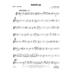 Route 66 (arr. John Berry) - Part 2 - Eb Alto Sax