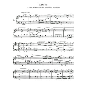 Gavotte I, BWV 808