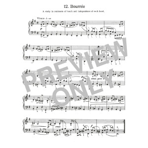 Bourree, BWV 996