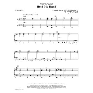 Hold My Hand (from Top Gun: Maverick) (arr. Mac Huff) - Synthesizer