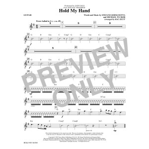 Hold My Hand (from Top Gun: Maverick) (arr. Mac Huff) - Guitar