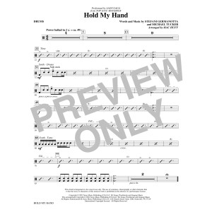 Hold My Hand (from Top Gun: Maverick) (arr. Mac Huff) - Drums