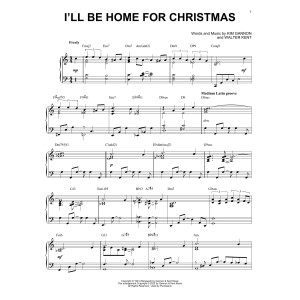 I'll Be Home For Christmas [Jazz version] (arr. Brent Edstrom)