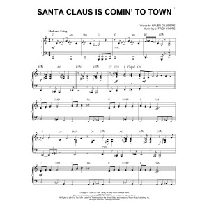 Santa Claus Is Comin' To Town [Jazz version] (arr. Brent Edstrom)