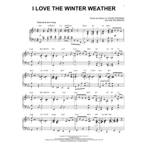 I Love The Winter Weather [Jazz version] (arr. Brent Edstrom)