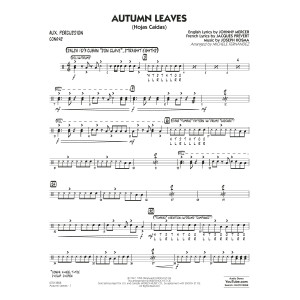 Autumn Leaves (Hojas Caídas) (arr. Michele Fernández) - Aux Percussion