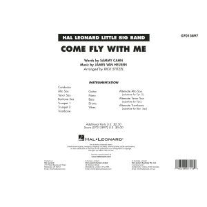 Come Fly With Me (arr. Rick Stitzel) - Full Score