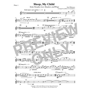Sleep, My Child (from Paradise Lost: Shadows and Wings) - Flute 1