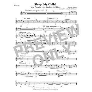 Sleep, My Child (from Paradise Lost: Shadows and Wings) - Flute 2
