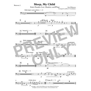 Sleep, My Child (from Paradise Lost: Shadows and Wings) - Bassoon 2
