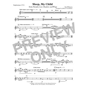 Sleep, My Child (from Paradise Lost: Shadows and Wings) - Euphonium 2 T.C.