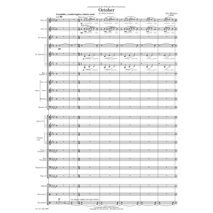 October - Conductor Score (Full Score)