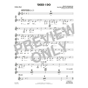 'Deed I Do (arr. Rick Stitzel) - Vocal Solo