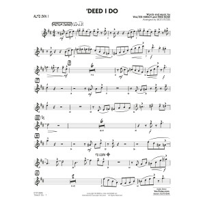 'Deed I Do (arr. Rick Stitzel) - Alto Sax 1