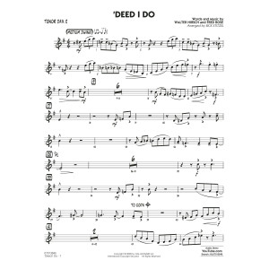 'Deed I Do (arr. Rick Stitzel) - Tenor Sax 2