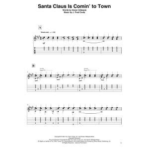 Santa Claus Is Comin' To Town (arr. David Jaggs)
