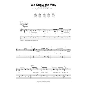 We Know The Way (from Moana)