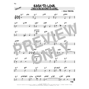 Easy To Love (You'd Be So Easy To Love) (arr. David Hazeltine)