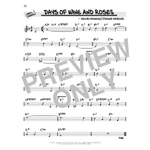 Days Of Wine And Roses (arr. David Hazeltine)