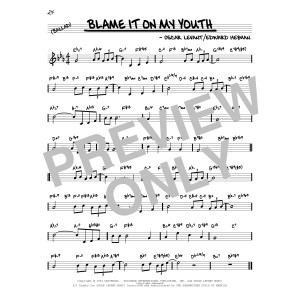 Blame It On My Youth (arr. David Hazeltine)