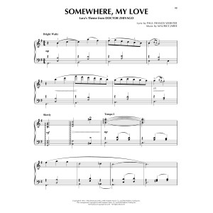 Somewhere, My Love (from Doctor Zhivago) (arr. Phillip Keveren)